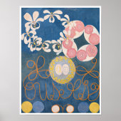 Hilma Af Klint、10番目に大きいNo1、抽象芸術・アート ポスター (正面)
