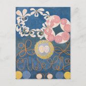 Hilma Af Klint、10番目に大きいNo1、抽象芸術・アート ポストカード (正面)