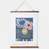 Hilma Af Klint、10番目に大きいNo1、抽象芸術・アート 吊り下げ型タペストリー (正面)