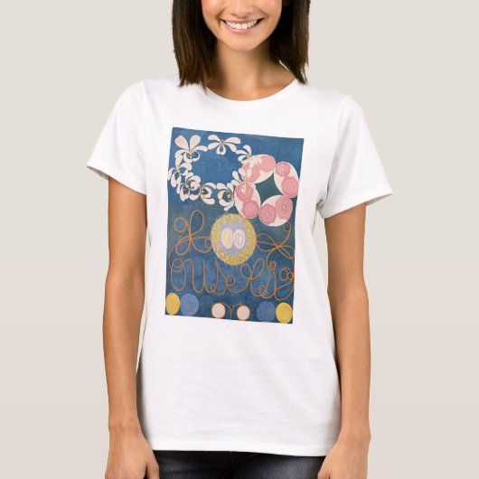 Hilma Af Klint、10番目に大きいNo1、抽象芸術・アート Tシャツ (正面)
