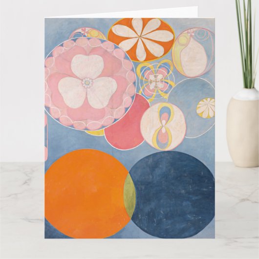 Hilma Af Klint、10番目に大きいNo2、抽象芸術・アート カード (正面)