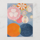 Hilma Af Klint、10番目に大きいNo2、抽象芸術・アート ポストカード (正面)