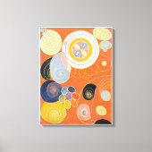 Hilma Af Klint、10番目に大きいNo3、抽象芸術・アート キャンバスプリント (正面)