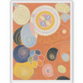 Hilma Af Klint、10番目に大きいNo3、抽象芸術・アート シール (正面)