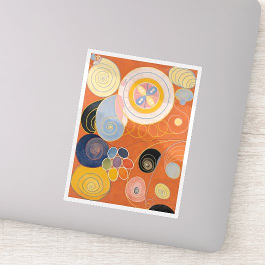 Hilma Af Klint、10番目に大きいNo3、抽象芸術・アート シール (詳細)