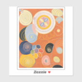 Hilma Af Klint、10番目に大きいNo3、抽象芸術・アート シール (シート)