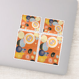 Hilma Af Klint、10番目に大きいNo3、抽象芸術・アート シール