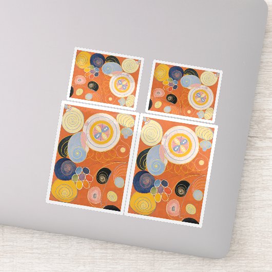 Hilma Af Klint、10番目に大きいNo3、抽象芸術・アート シール (詳細)