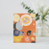 Hilma Af Klint、10番目に大きいNo3、抽象芸術・アート ポストカード (スタンド正面)
