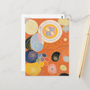 Hilma Af Klint、10番目に大きいNo3、抽象芸術・アート ポストカード