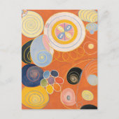 Hilma Af Klint、10番目に大きいNo3、抽象芸術・アート ポストカード (正面)