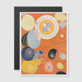 Hilma Af Klint、10番目に大きいNo3、抽象芸術・アート マグネット招待状