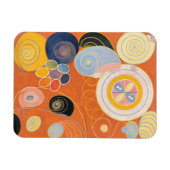 Hilma Af Klint、10番目に大きいNo3、抽象芸術・アート マグネット (横)