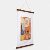 Hilma Af Klint、10番目に大きいNo3、抽象芸術・アート 吊り下げ型タペストリー (傾斜あり)