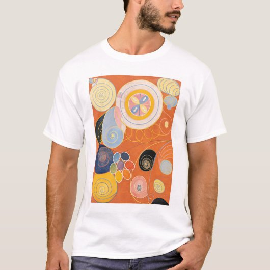 Hilma Af Klint、10番目に大きいNo3、抽象芸術・アート Tシャツ (正面)