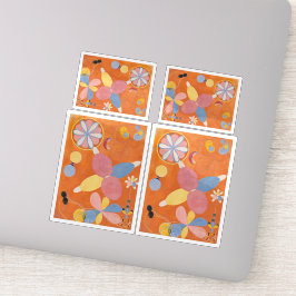 Hilma Af Klint、10番目に大きいNo4、抽象芸術・アート シール