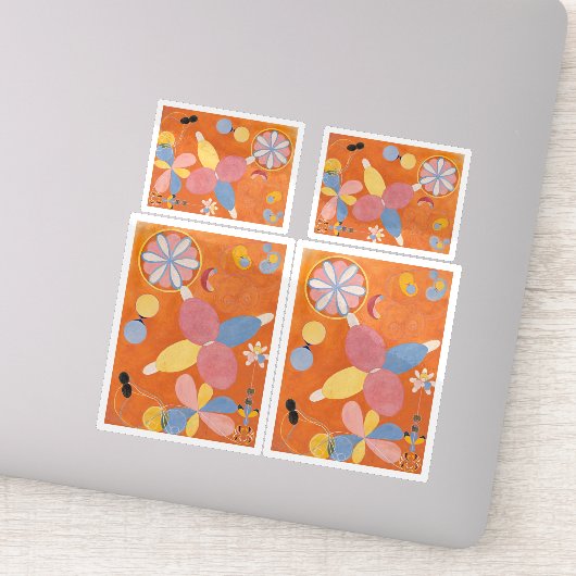 Hilma Af Klint、10番目に大きいNo4、抽象芸術・アート シール (詳細)