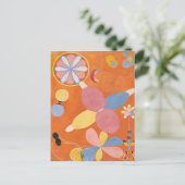 Hilma Af Klint、10番目に大きいNo4、抽象芸術・アート ポストカード (スタンド正面)