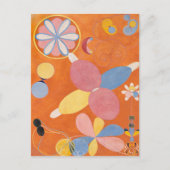 Hilma Af Klint、10番目に大きいNo4、抽象芸術・アート ポストカード (正面)