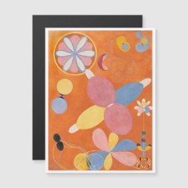 Hilma Af Klint、10番目に大きいNo4、抽象芸術・アート マグネット招待状