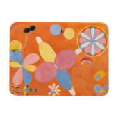 Hilma Af Klint、10番目に大きいNo4、抽象芸術・アート マグネット (横)