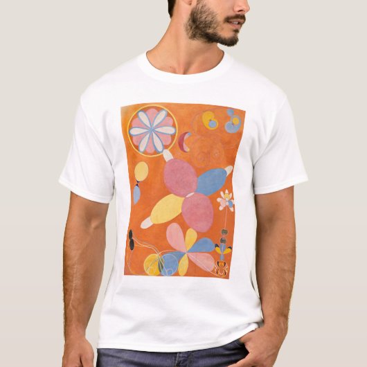 Hilma Af Klint、10番目に大きいNo4、抽象芸術・アート Tシャツ (正面)