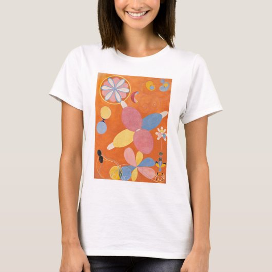 Hilma Af Klint、10番目に大きいNo4、抽象芸術・アート Tシャツ (正面)