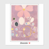 Hilma Af Klint、10番目に大きいNo5、抽象芸術・アート シール (シート)