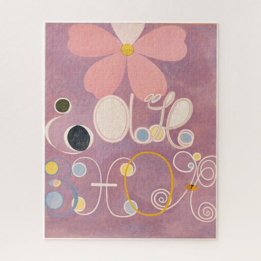 Hilma Af Klint、10番目に大きいNo5、抽象芸術・アート ジグソーパズル (縦)