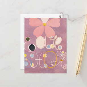 Hilma Af Klint、10番目に大きいNo5、抽象芸術・アート ポストカード