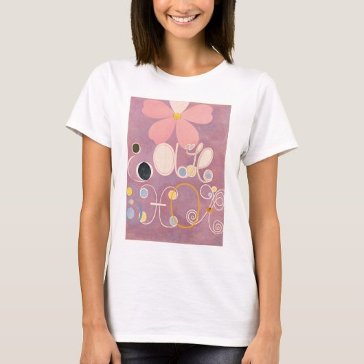Hilma Af Klint、10番目に大きいNo5、抽象芸術・アート Tシャツ (正面)