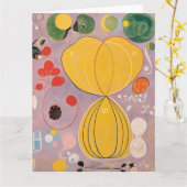 Hilma Af Klint、10番目に大きいNo7、抽象芸術・アート カード (黄色い花)