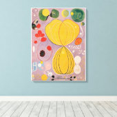 Hilma Af Klint、10番目に大きいNo7、抽象芸術・アート キャンバスプリント (インサイチュ (ウッドフロア))