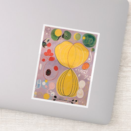 Hilma Af Klint、10番目に大きいNo7、抽象芸術・アート シール (詳細)