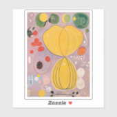 Hilma Af Klint、10番目に大きいNo7、抽象芸術・アート シール (シート)