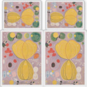 Hilma Af Klint、10番目に大きいNo7、抽象芸術・アート シール (正面)