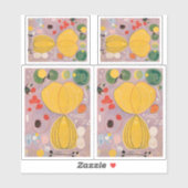 Hilma Af Klint、10番目に大きいNo7、抽象芸術・アート シール (シート)
