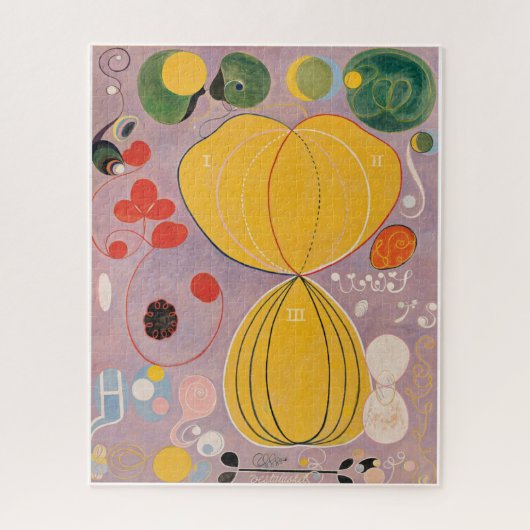 Hilma Af Klint、10番目に大きいNo7、抽象芸術・アート ジグソーパズル (縦)
