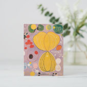 Hilma Af Klint、10番目に大きいNo7、抽象芸術・アート ポストカード (スタンド正面)