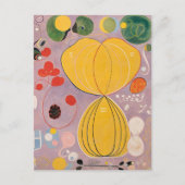 Hilma Af Klint、10番目に大きいNo7、抽象芸術・アート ポストカード (正面)