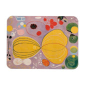 Hilma Af Klint、10番目に大きいNo7、抽象芸術・アート マグネット (横)