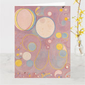 Hilma Af Klint、10番目に大きいNo8、抽象芸術・アート カード (黄色い花)