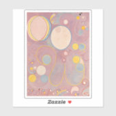 Hilma Af Klint、10番目に大きいNo8、抽象芸術・アート シール (シート)