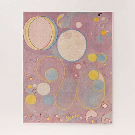 Hilma Af Klint、10番目に大きいNo8、抽象芸術・アート ジグソーパズル (縦)