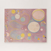 Hilma Af Klint、10番目に大きいNo8、抽象芸術・アート ジグソーパズル (横)