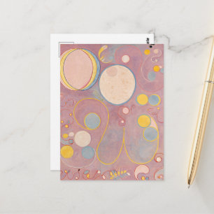 Hilma Af Klint、10番目に大きいNo8、抽象芸術・アート ポストカード