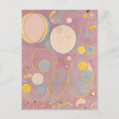 Hilma Af Klint、10番目に大きいNo8、抽象芸術・アート ポストカード (正面)
