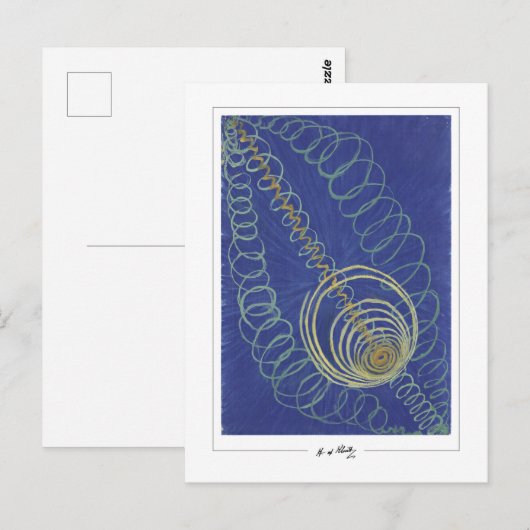 Hilma af Klint #10 - Fine Art ポストカード (正面/裏面)