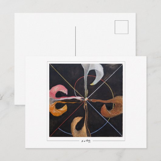 Hilma af Klint #20 - Fine Art ポストカード (正面/裏面)