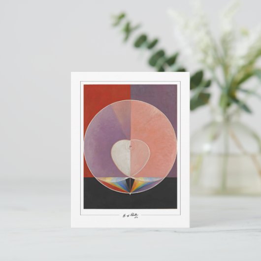 Hilma af Klint #67 - Fine Art ポストカード (スタンド正面)